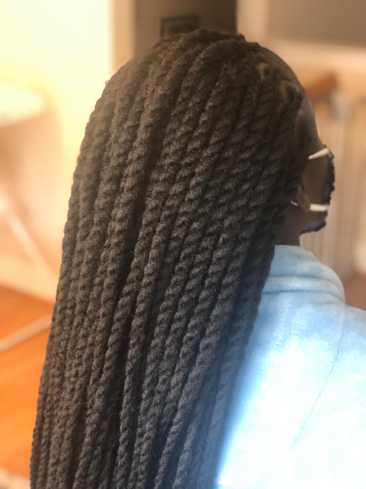 Braided hairstyle